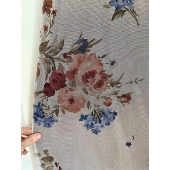 Vintage 90's Floral Midi Skirt Size XL | 90's Workwear Grunge Style - Picture 2 of 5